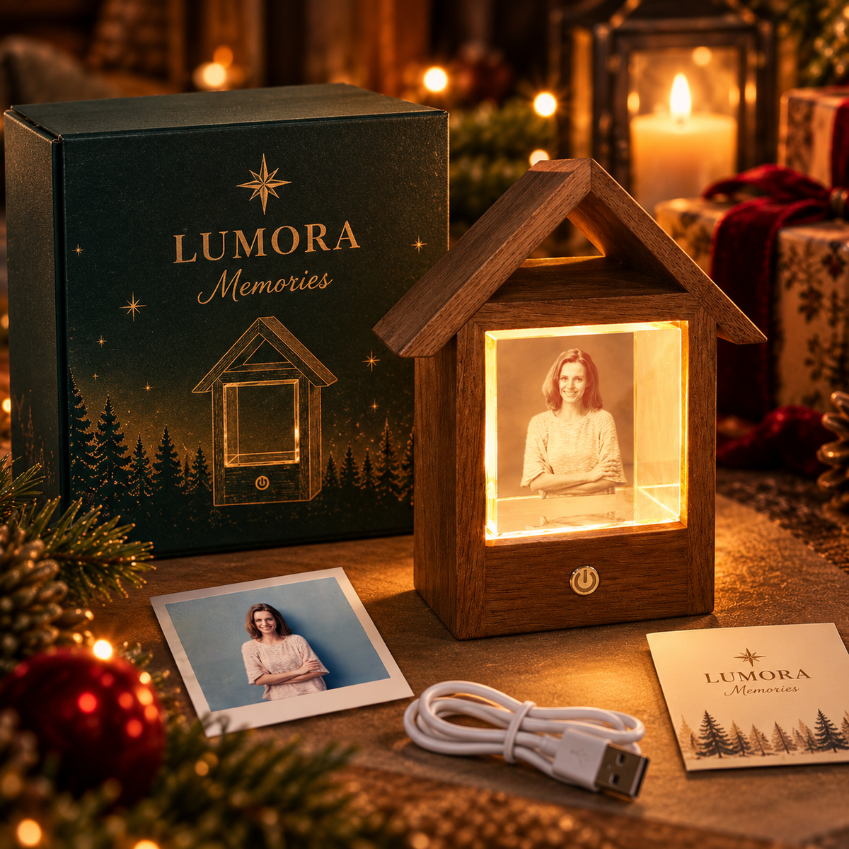 Enchanted Memories™ — Personalized 3D Crystal Photo Lamp